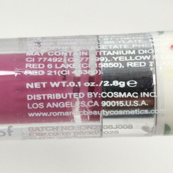 Romantic Beauty Cosmetic Softshell Pink 07 Blossom Matte Liquid Lipstick 0.1 oz - Picture 10 of 12